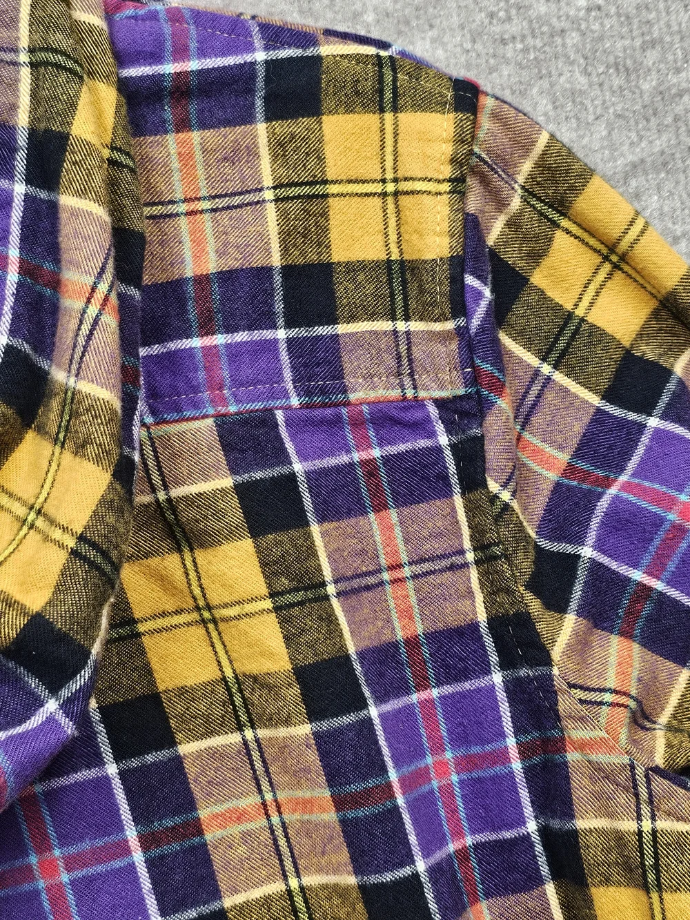 L.L.Bean Plaid Flannel Hooded Jacket Large Relaxed Fit Full Zip Cotton Y2K